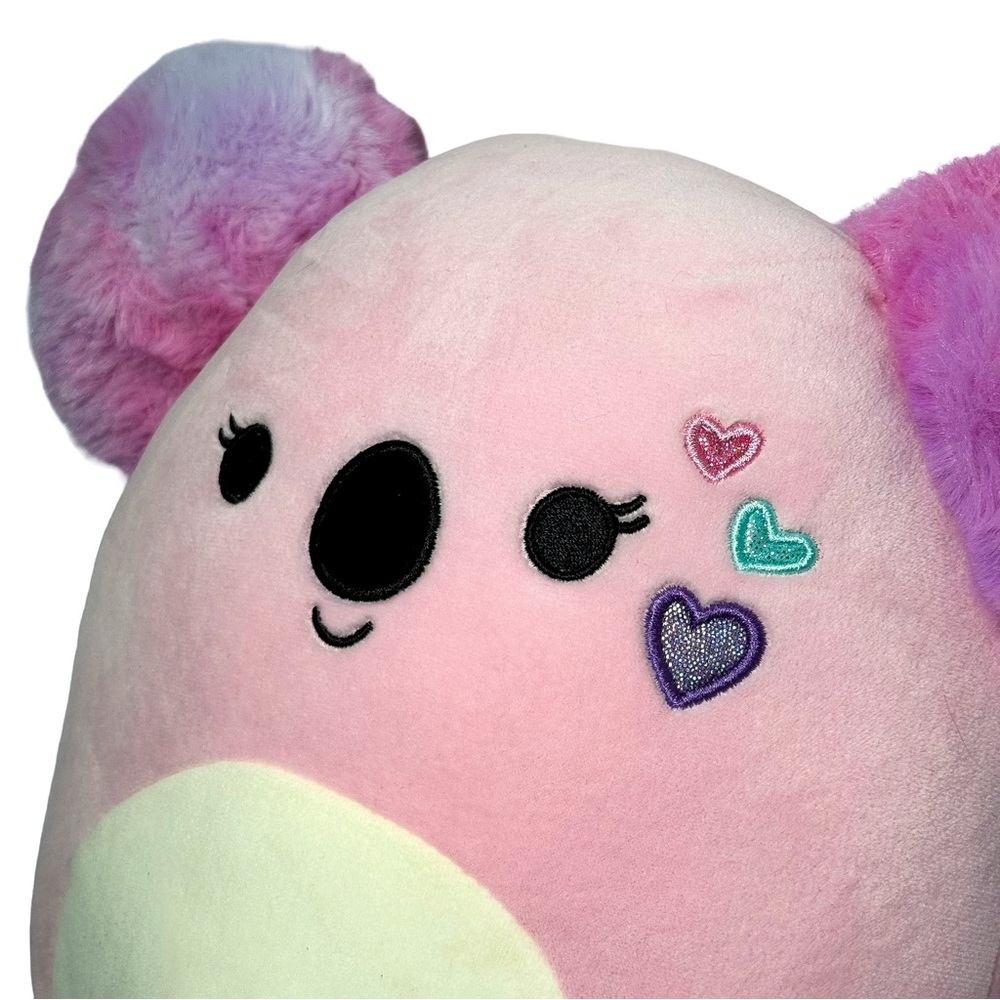 Squishmallows Kaelea the Koala Pink Valentine Plush Fuzzy Ears 8 inch New 2024 - Picture 5 of 10